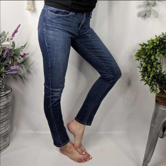 LEVIS Jeans Mid Rise Skinny Medium Wash 0614 - Picture 2 of 8